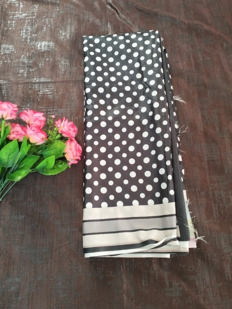 Polka Dots with black whit and grey combination