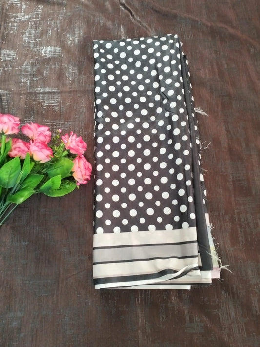 Polka Dots with black whit and grey combination