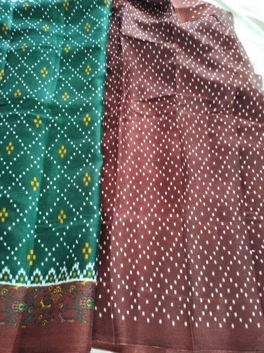 Green Matka Silk Saree