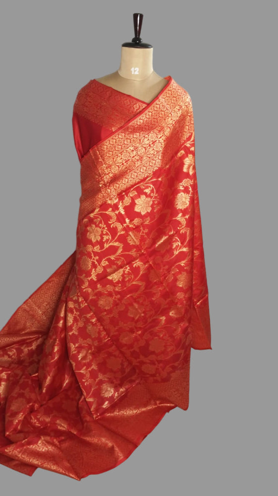 Red Semi silk