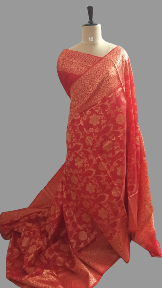 Red Semi silk