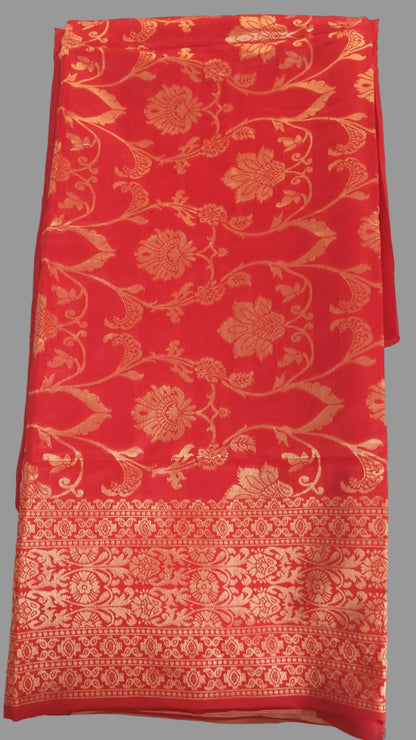 Red Semi silk