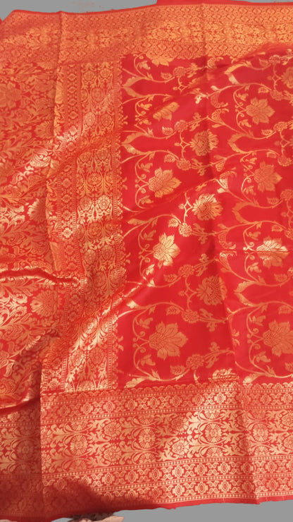 Red Semi silk